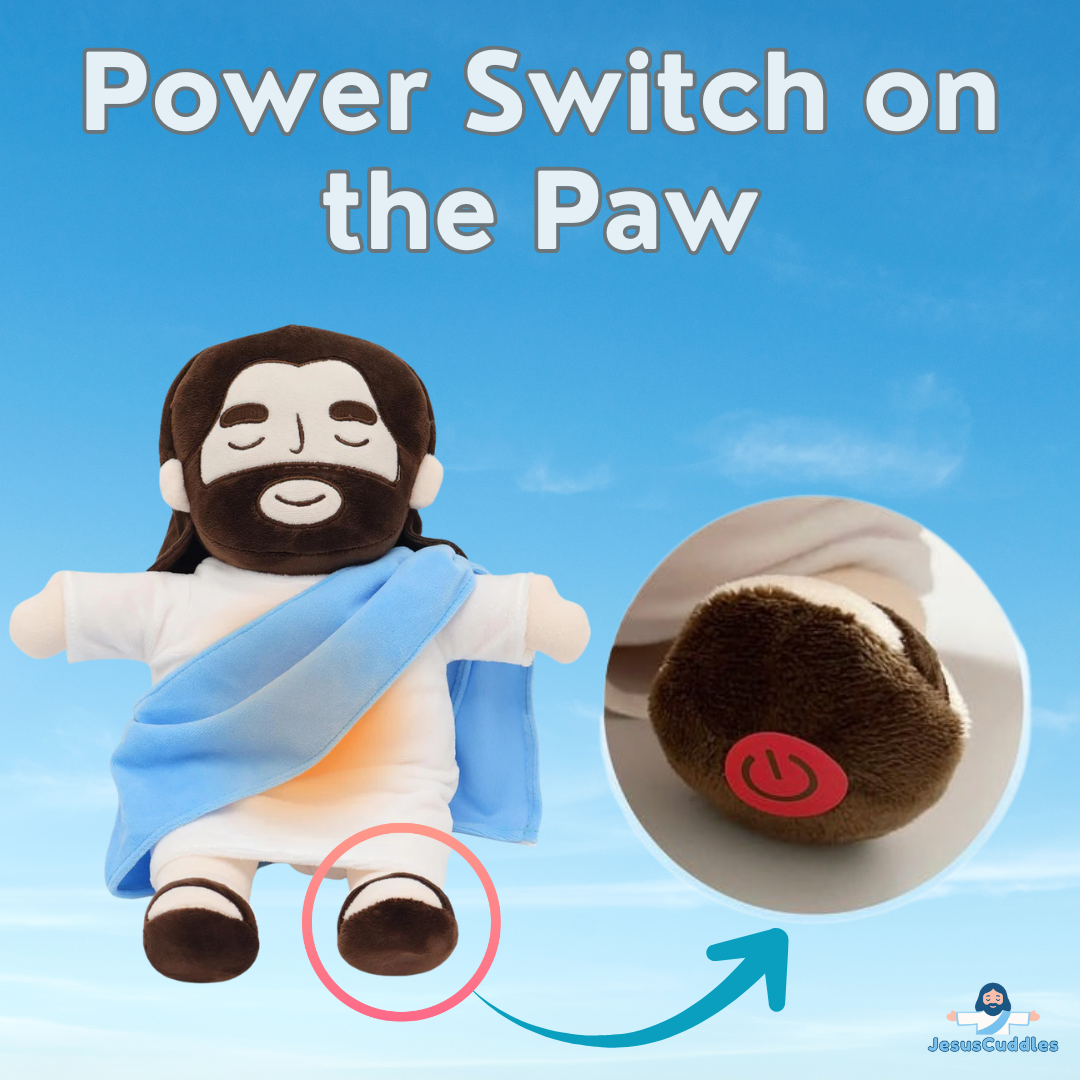 Breathing Jesus Plush for Anxiety