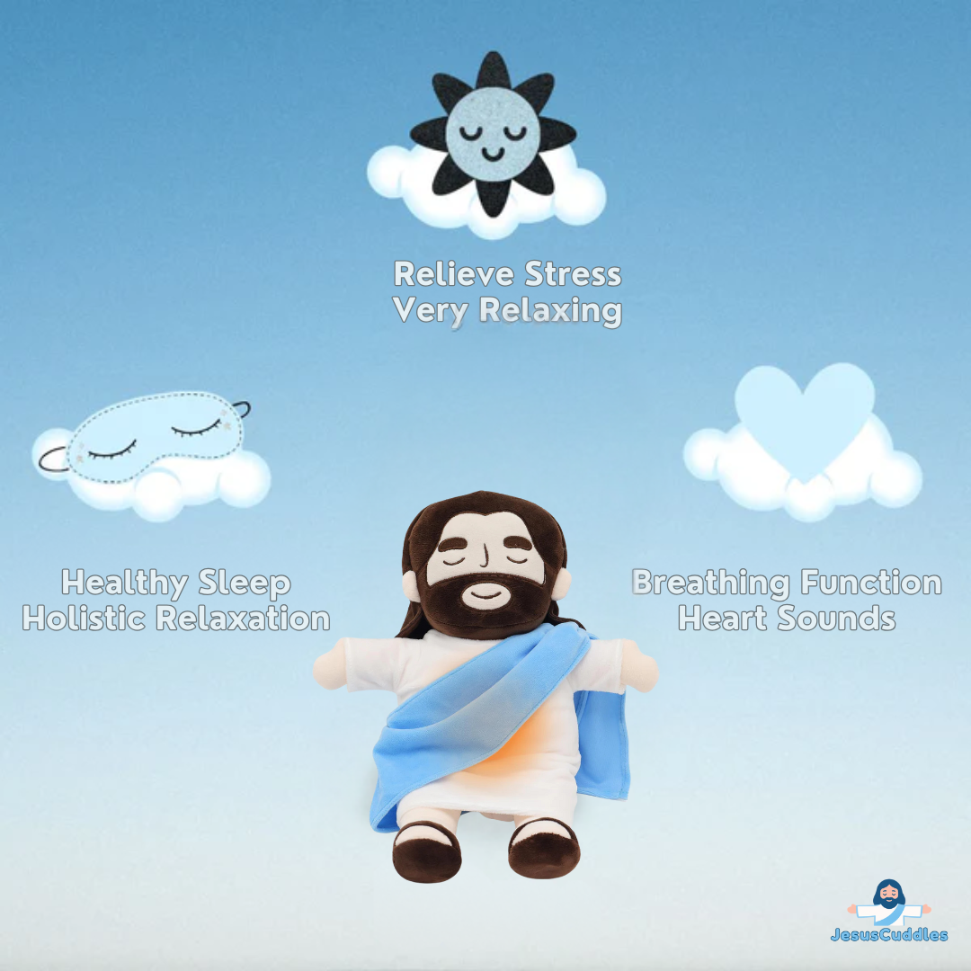 Breathing Jesus Plush for Anxiety